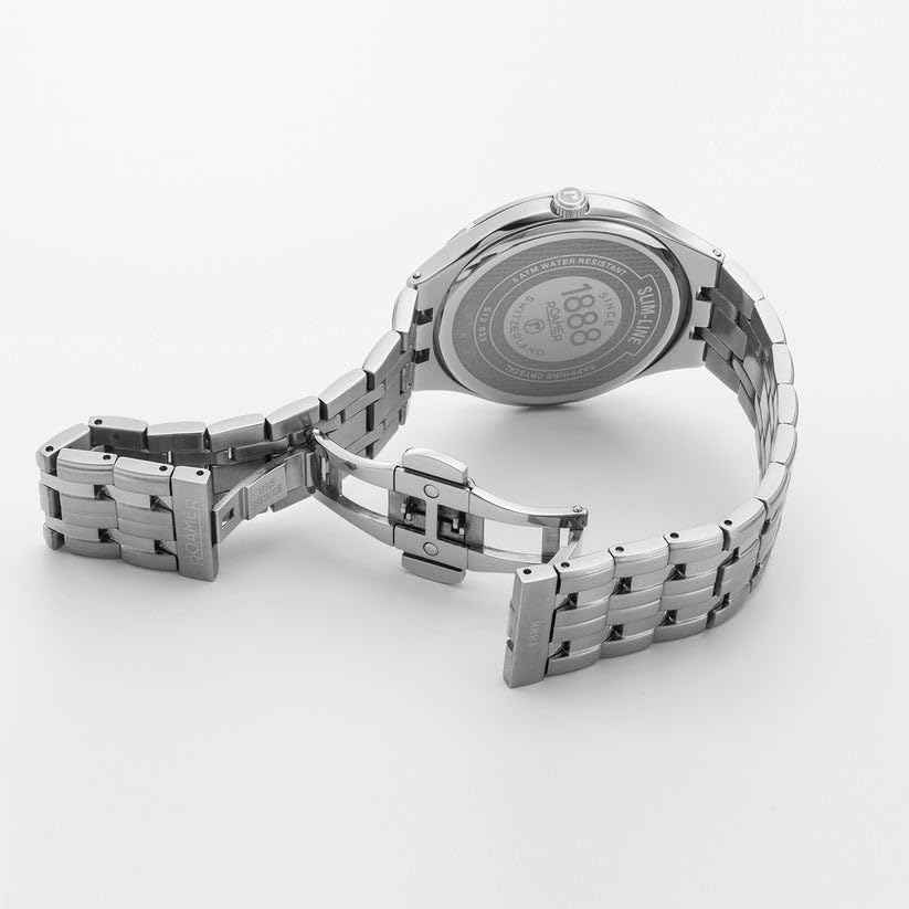 Roamer Quartz Men's Sky Blue Analog Stainless Steel Slim-Line Classic Watch 512833 41 05 20 SaumyasStore