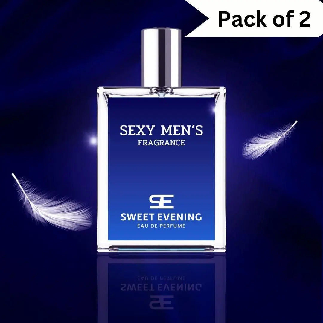 SEXY MEN?s FRAGRANCE SWEET EVENING EAU DE PARFUM - 100ML (Pack of 2) SaumyasStore