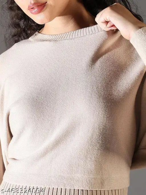 SHOWOFF Women's Beige Solid Bodycon Dress with Upper Top SaumyasStore