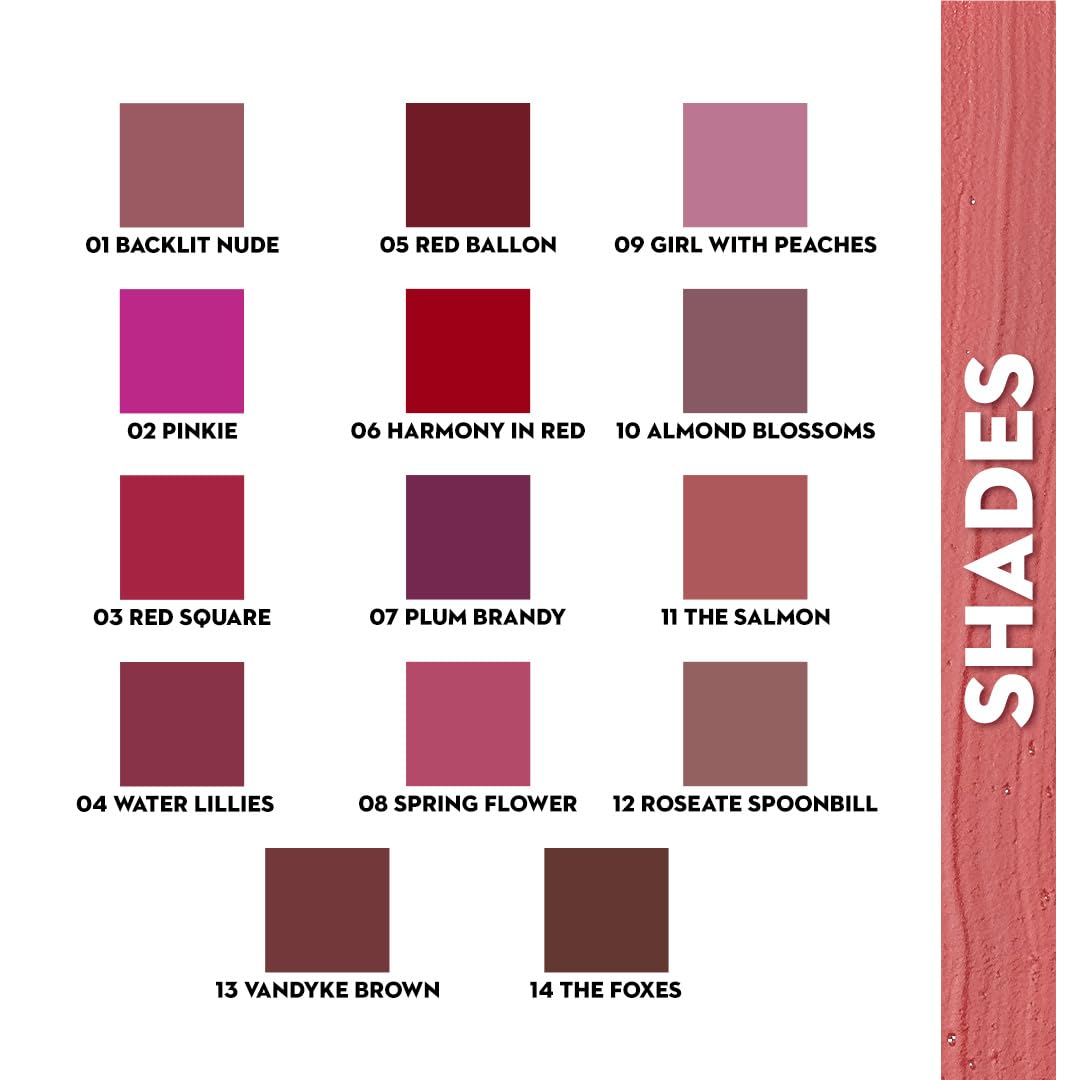 SUGAR Cosmetics Mousse Muse Lip Cream | Lasts 24+ Hrs | Creamy Mousse Lipstick | Waterproof & Smudgeproof | 5ml - 11 The Salmon SaumyasStore