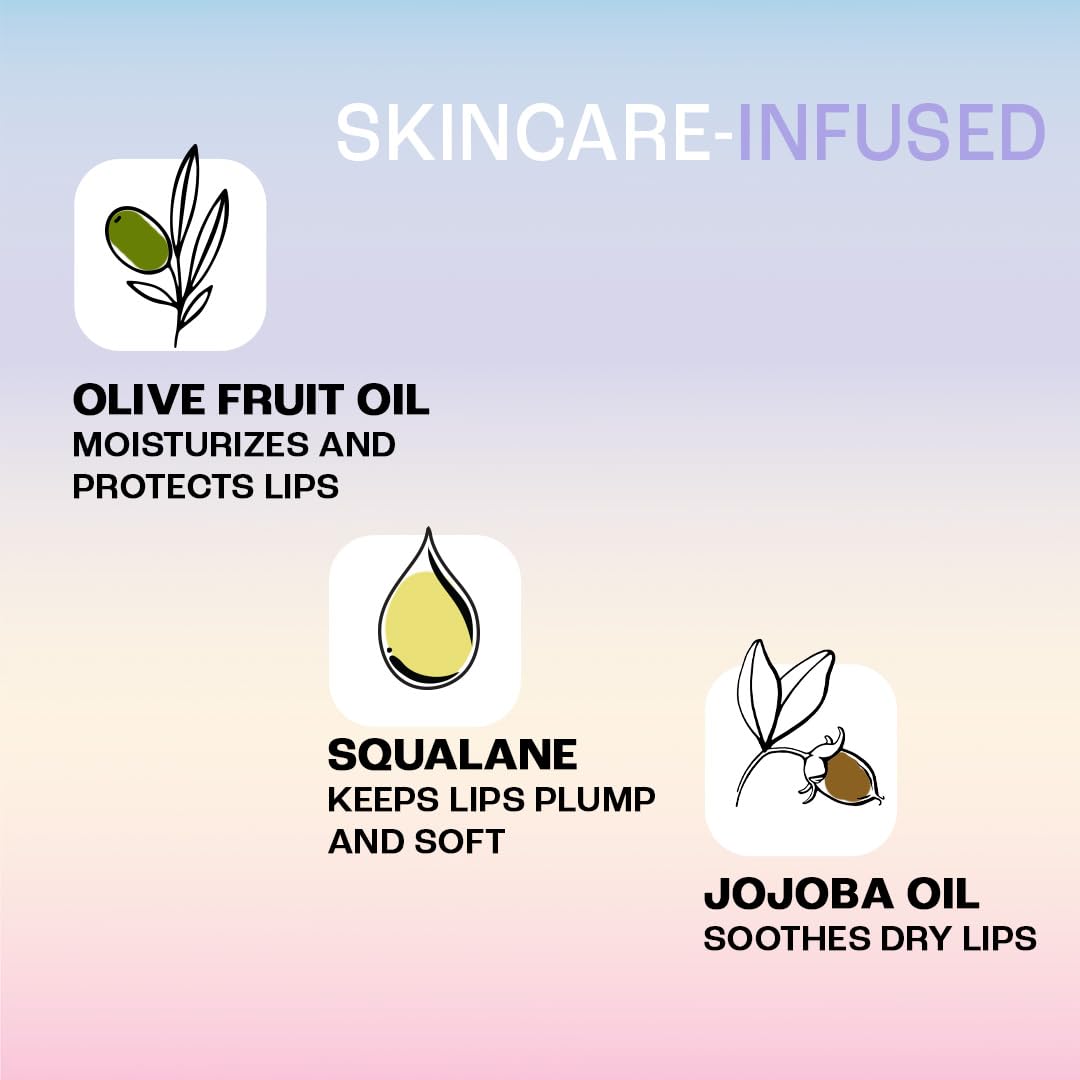 SUGAR Play Power Drip Lip Gloss | Tinted & Pigmented | 100% Vegan | Non-Sticky Formula | 2ml (04 Simp) SaumyasStore