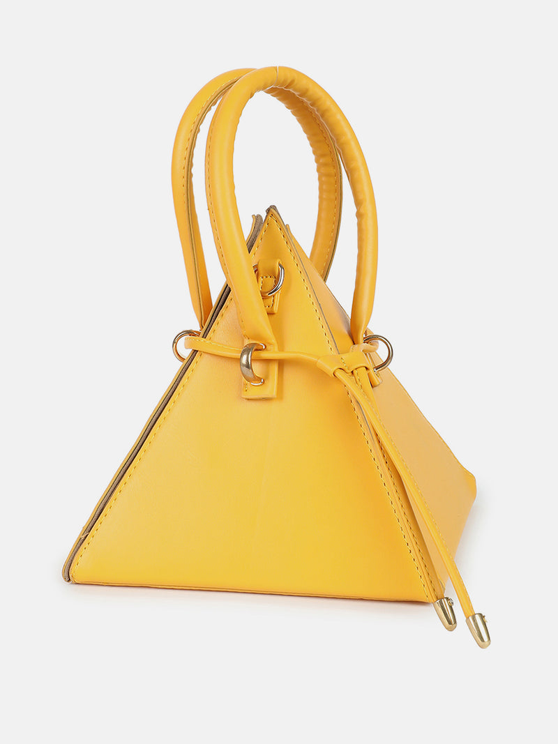 Bright And Beautiful Yellow Cross Body Bag - SaumyasStore