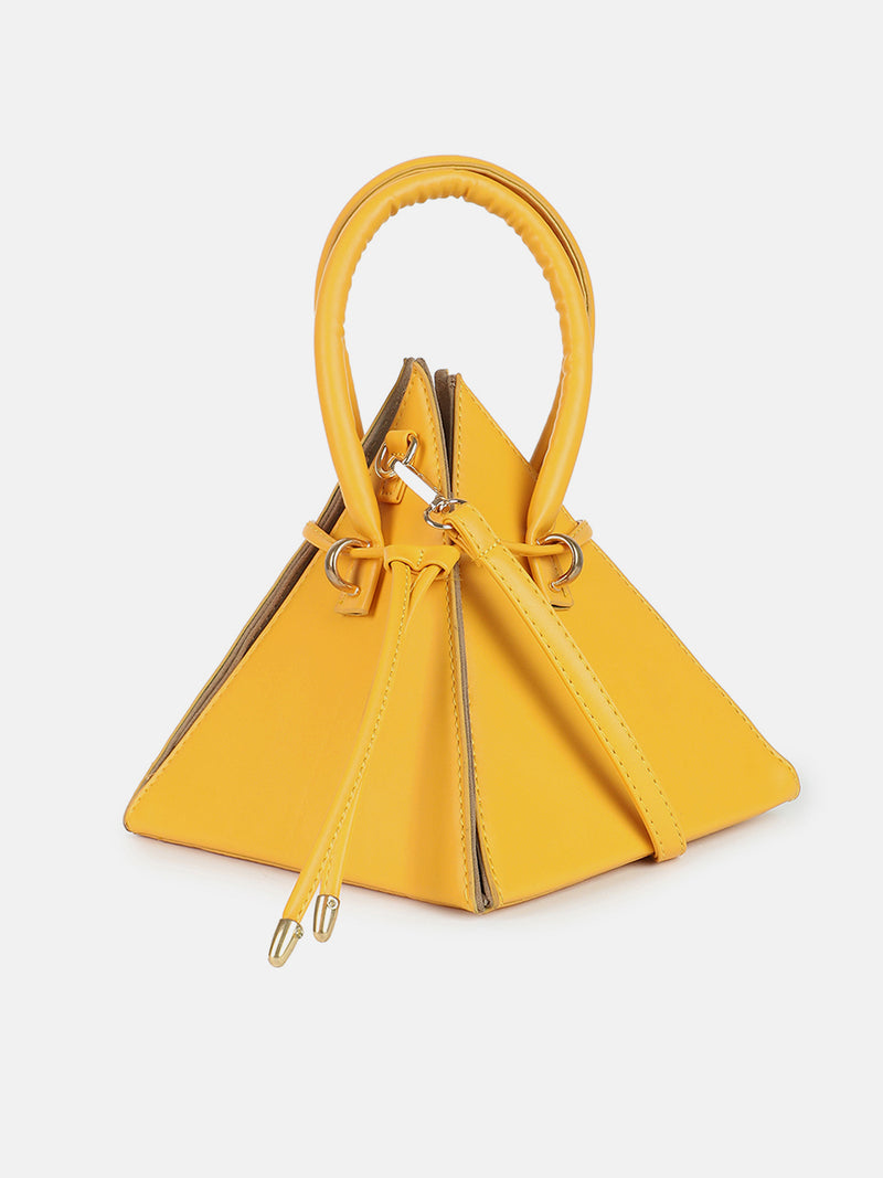 Bright And Beautiful Yellow Cross Body Bag - SaumyasStore