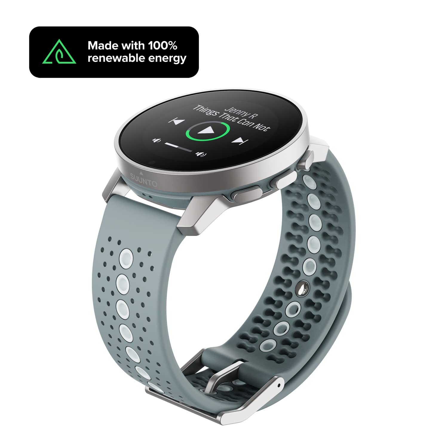 SUUNTO 9 Peak Ultra-Thin, Tough GPS Sports Watch with 80+ Sports Mode & Intelligent Battery Modes (Moss Gray) SaumyasStore