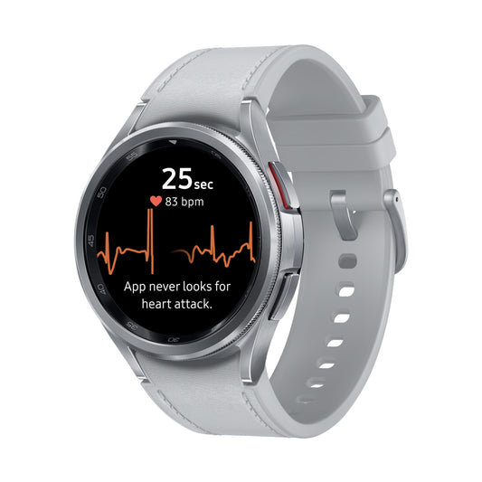 Samsung Galaxy Watch6 Classic LTE (43mm, Silver, Compatible with Android only) | Introducing BP & ECG Features SaumyasStore