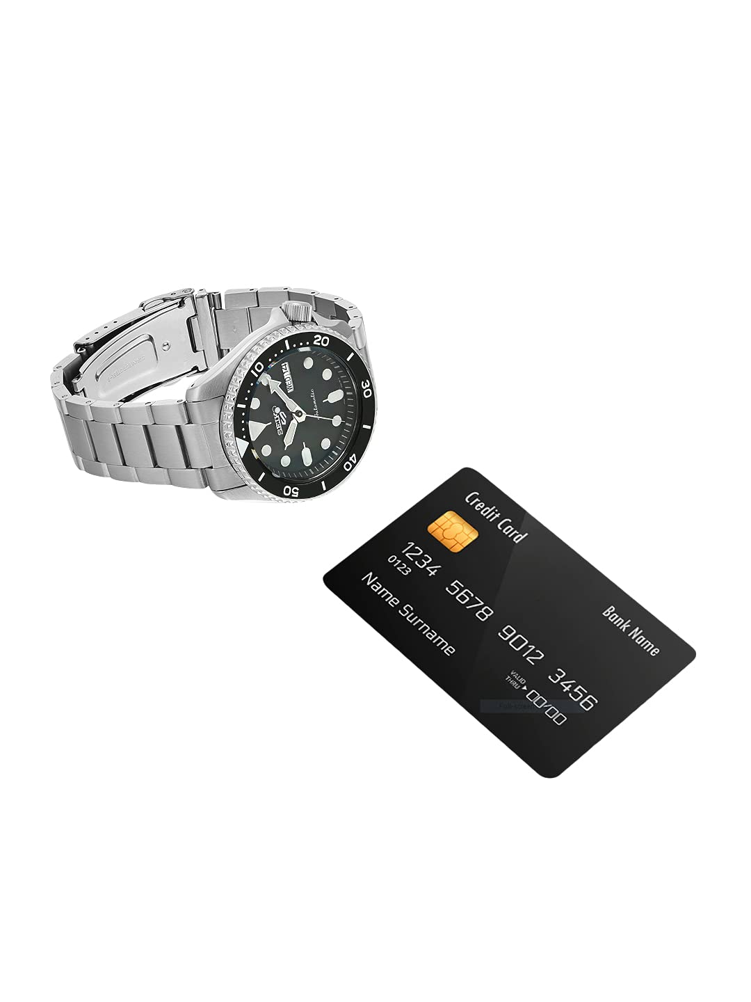 Seiko Analog Black Dial Men's Watch-SRPD55K1 SaumyasStore