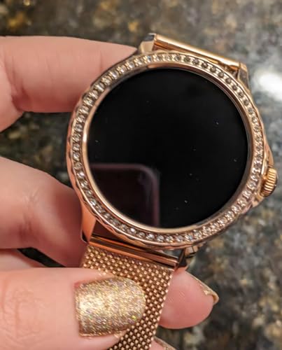 Smart Watches for Women (Answer/Make Call) with Diamonds, 1.3”HD Screen Bluetooth Smartwatch for Android iOS Phones, IP68 Waterproof Fitness Activity Trackers with Heart Rate/SpO2/BP/Sleep Monitor SaumyasStore