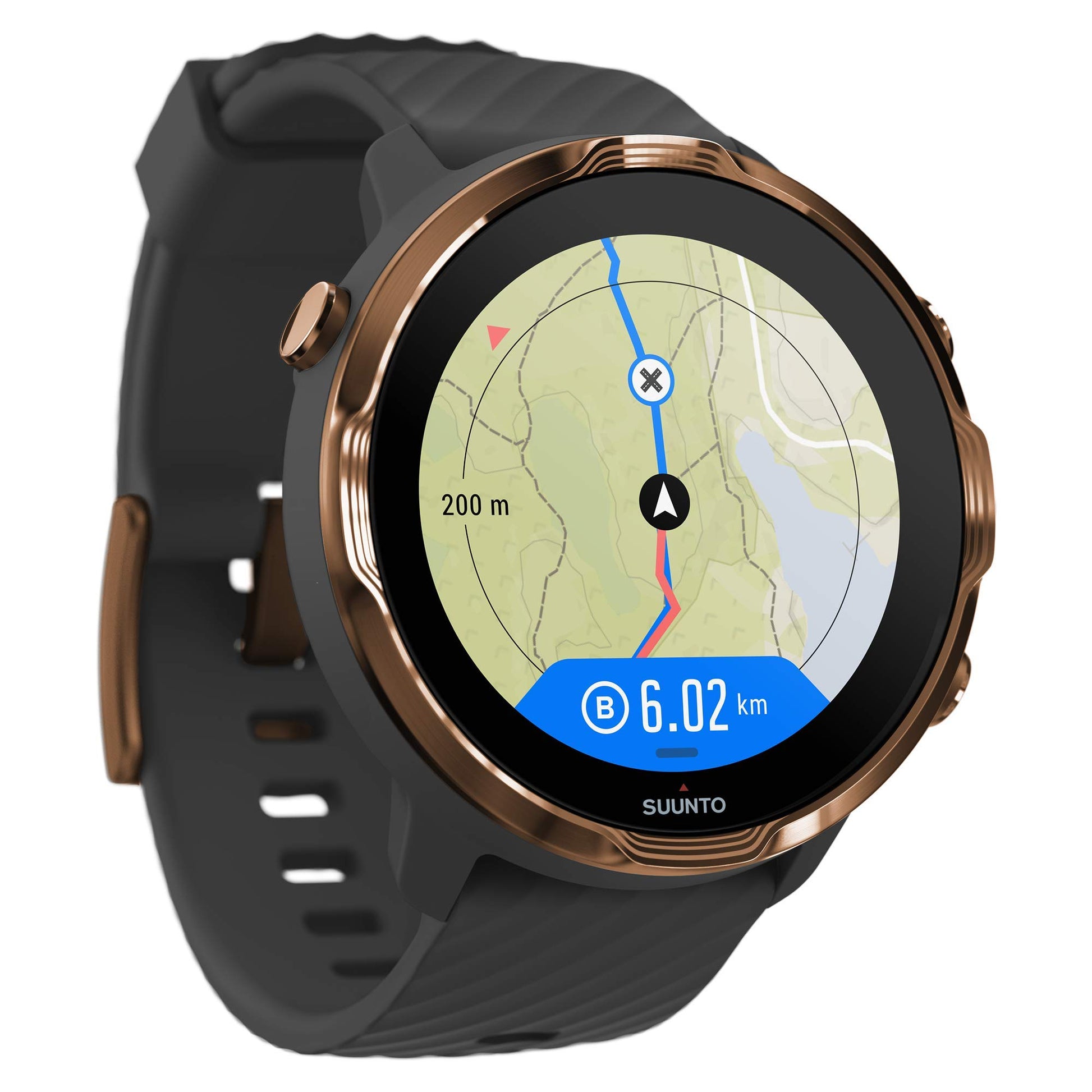 Suunto 7, GPS Sport Smartwatch with Wear OS by Google (Graphite Copper) SaumyasStore