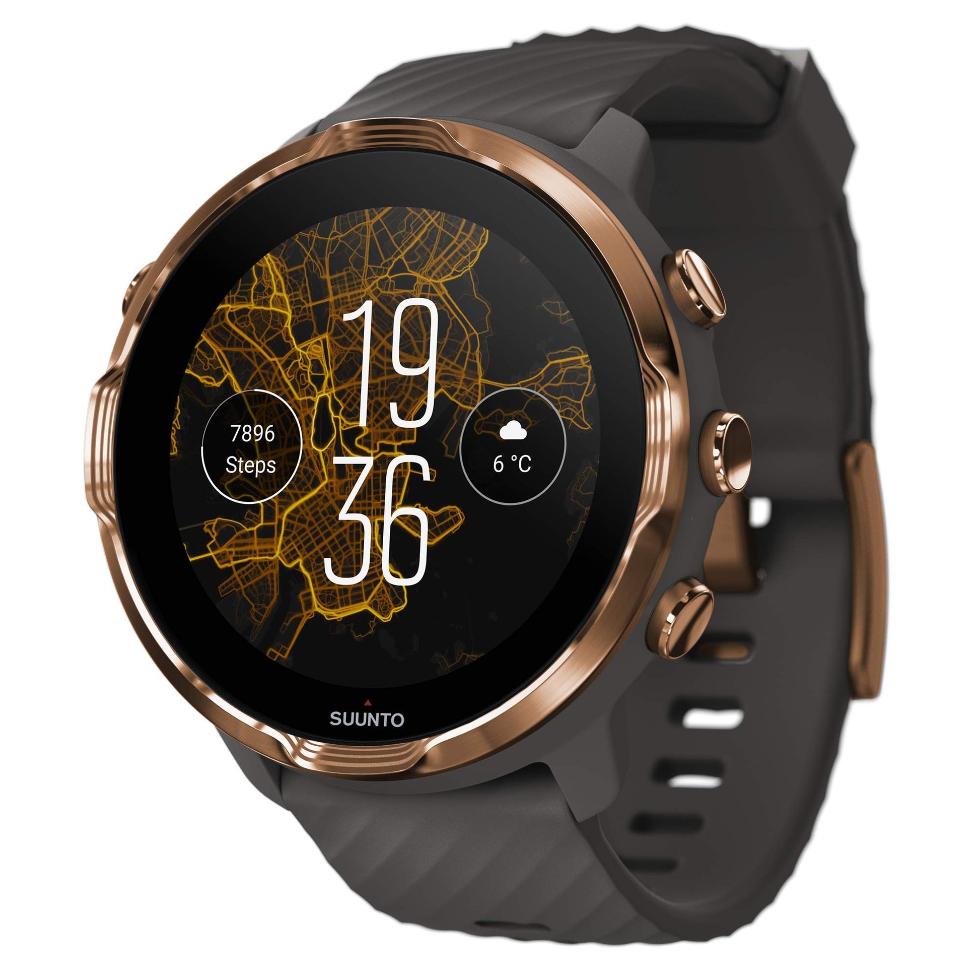 Suunto 7, GPS Sport Smartwatch with Wear OS by Google (Graphite Copper) SaumyasStore