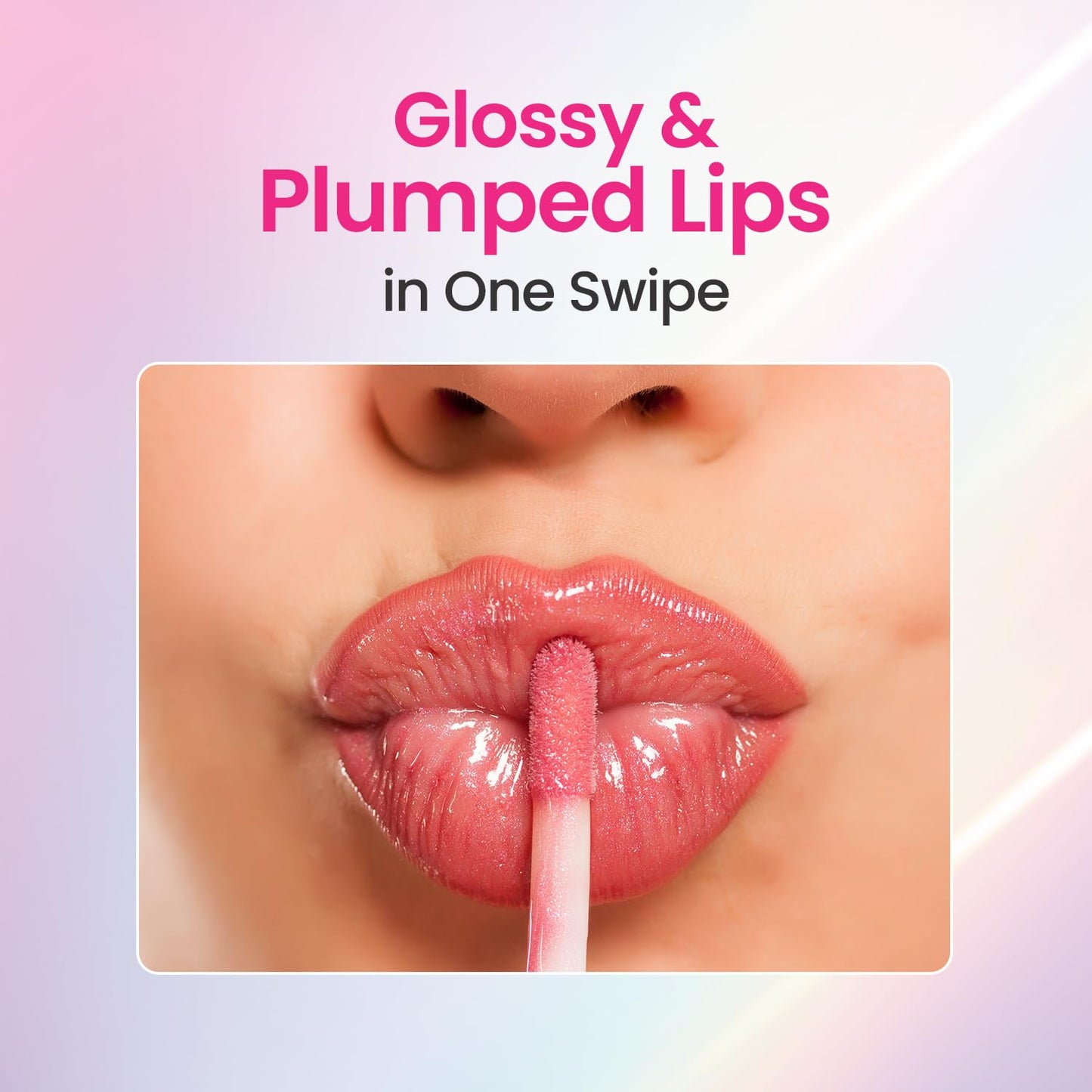 Swiss Beauty Plump-Up Wet Lightweight Lip Gloss With High Shine Glossy Finish For Fuller And Plump Lips | Shade- Berrilicious, 2Ml| SaumyasStore