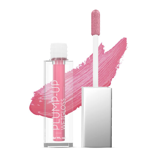 Swiss Beauty Plump-Up Wet Lightweight Lip Gloss With High Shine Glossy Finish For Fuller And Plump Lips | Shade- Berrilicious, 2Ml| SaumyasStore