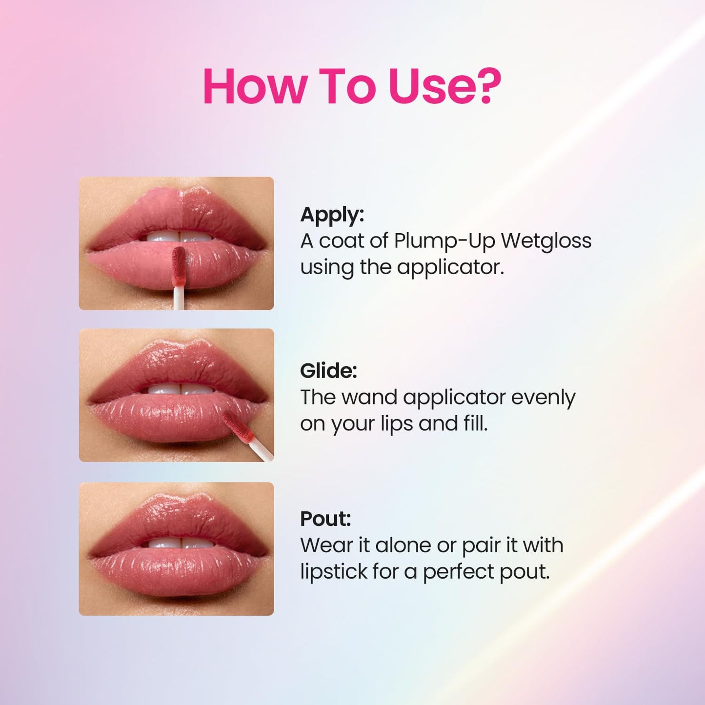 Swiss Beauty Plump-Up Wet Lightweight Lip Gloss With High Shine Glossy Finish For Fuller And Plump Lips | Shade- Berrilicious, 2Ml| SaumyasStore