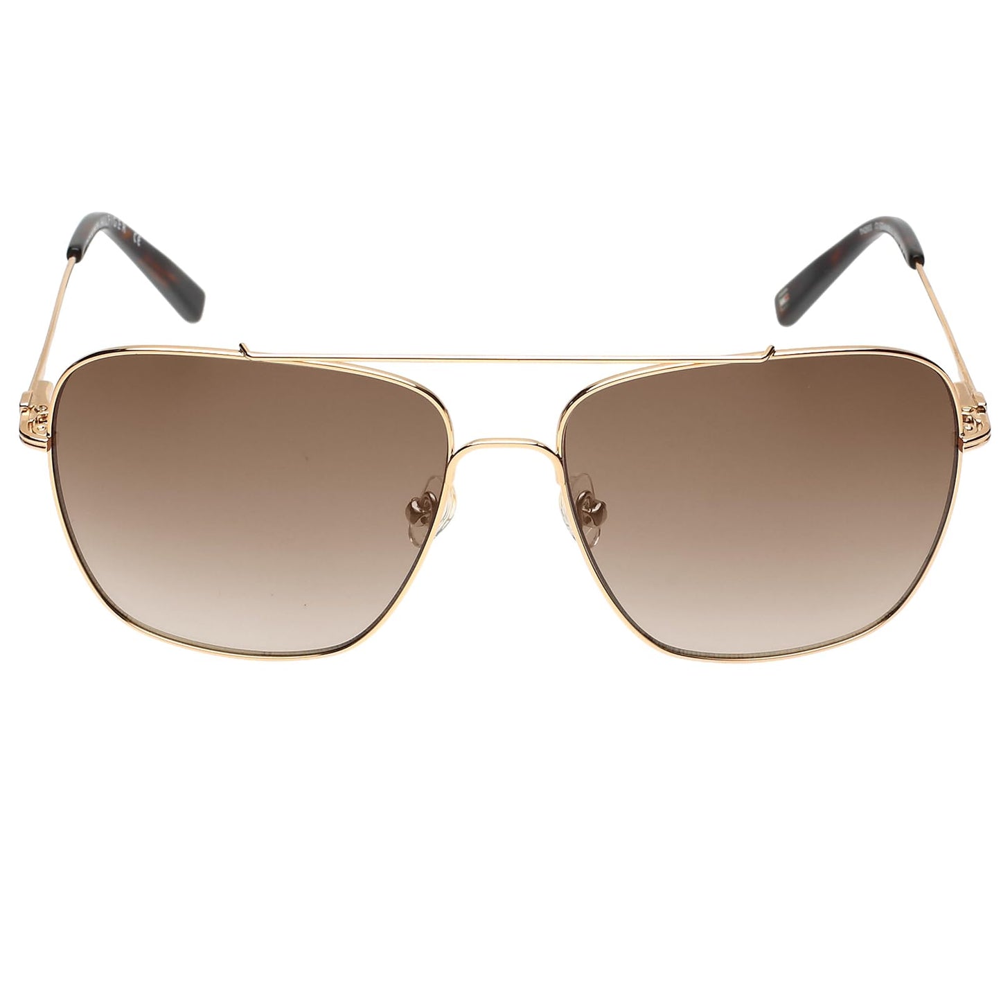 Tommy Hilfiger|Gold Full-rim Frame Square Sunglasses|100% UV Protected (Uv 400) Brown Gradient Faded Lens|Men's | Large | TH 2603 C1 Gdhavbr-34 58 S SaumyasStore