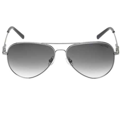 Tommy Hilfiger|Grey Full-rim Frame Aviator Sunglasses|100% UV Protected (Uv 400) Grey Gradient Faded Lens|Men's|Large|TH MIGUEL C5 58 S SaumyasStore