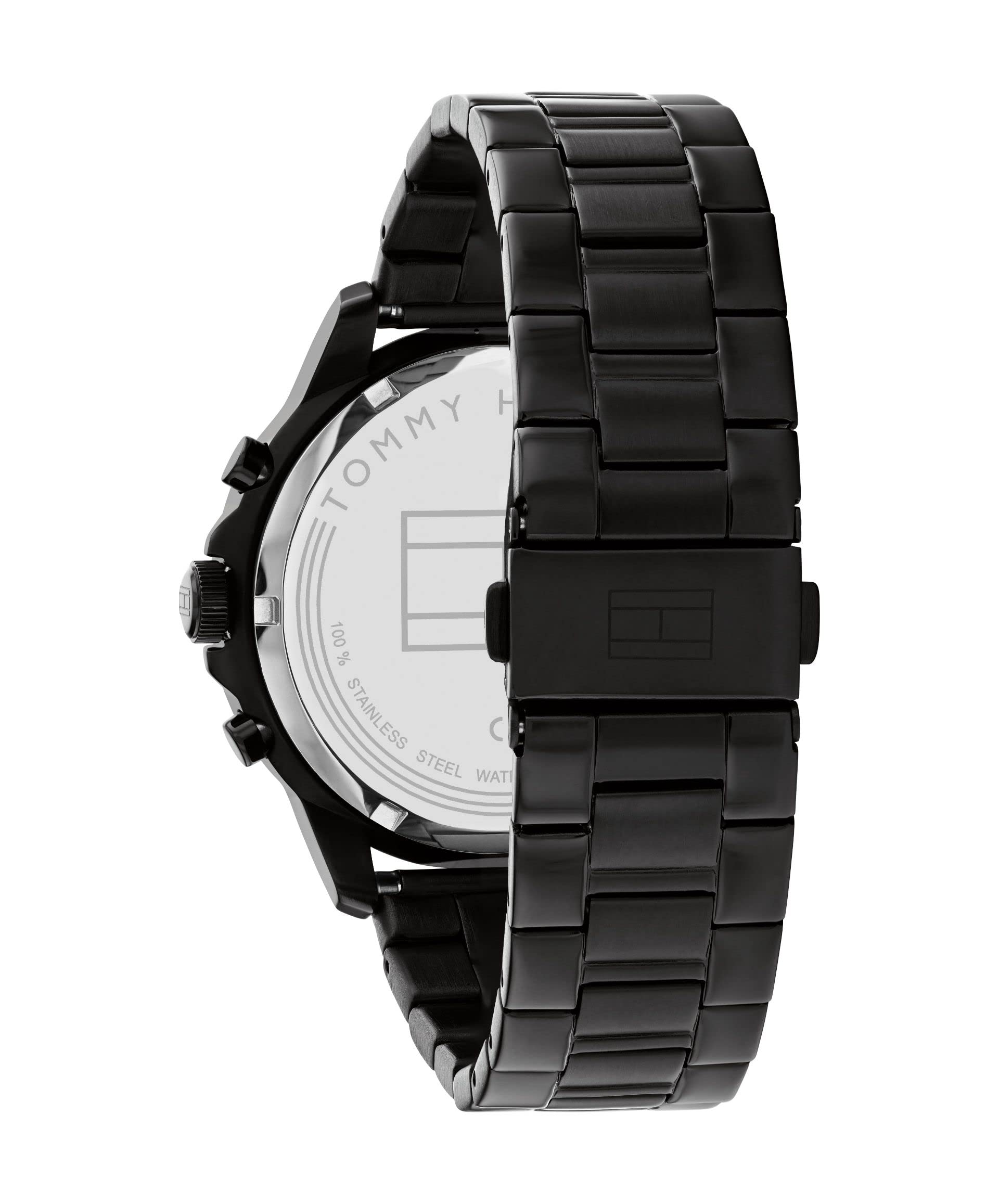 Tommy Hilfiger Men Black Dial Analog Watch-NETH1710478 SaumyasStore