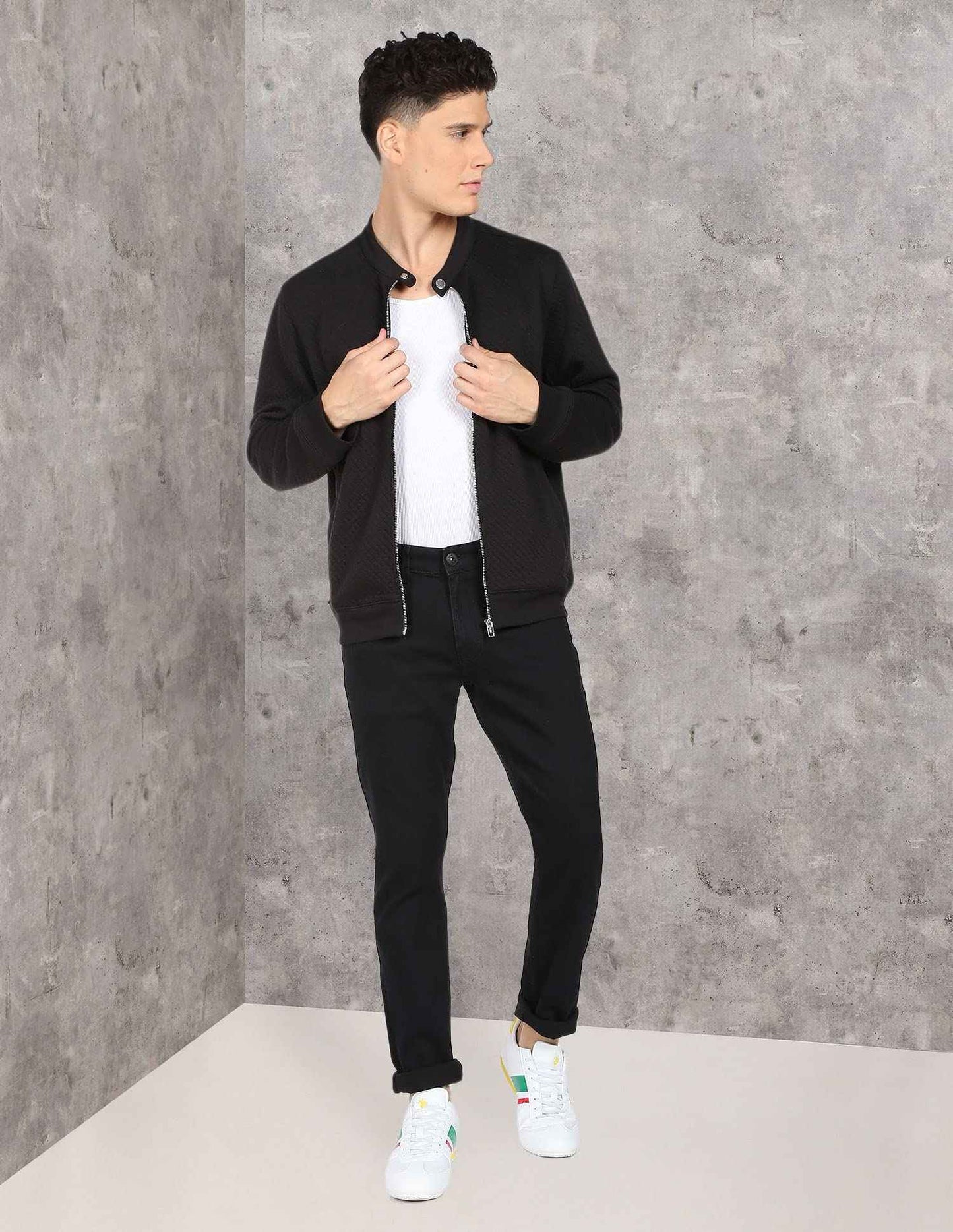 U.S. POLO ASSN. Men's Slim Jeans (UDJENO1001_Black SaumyasStore