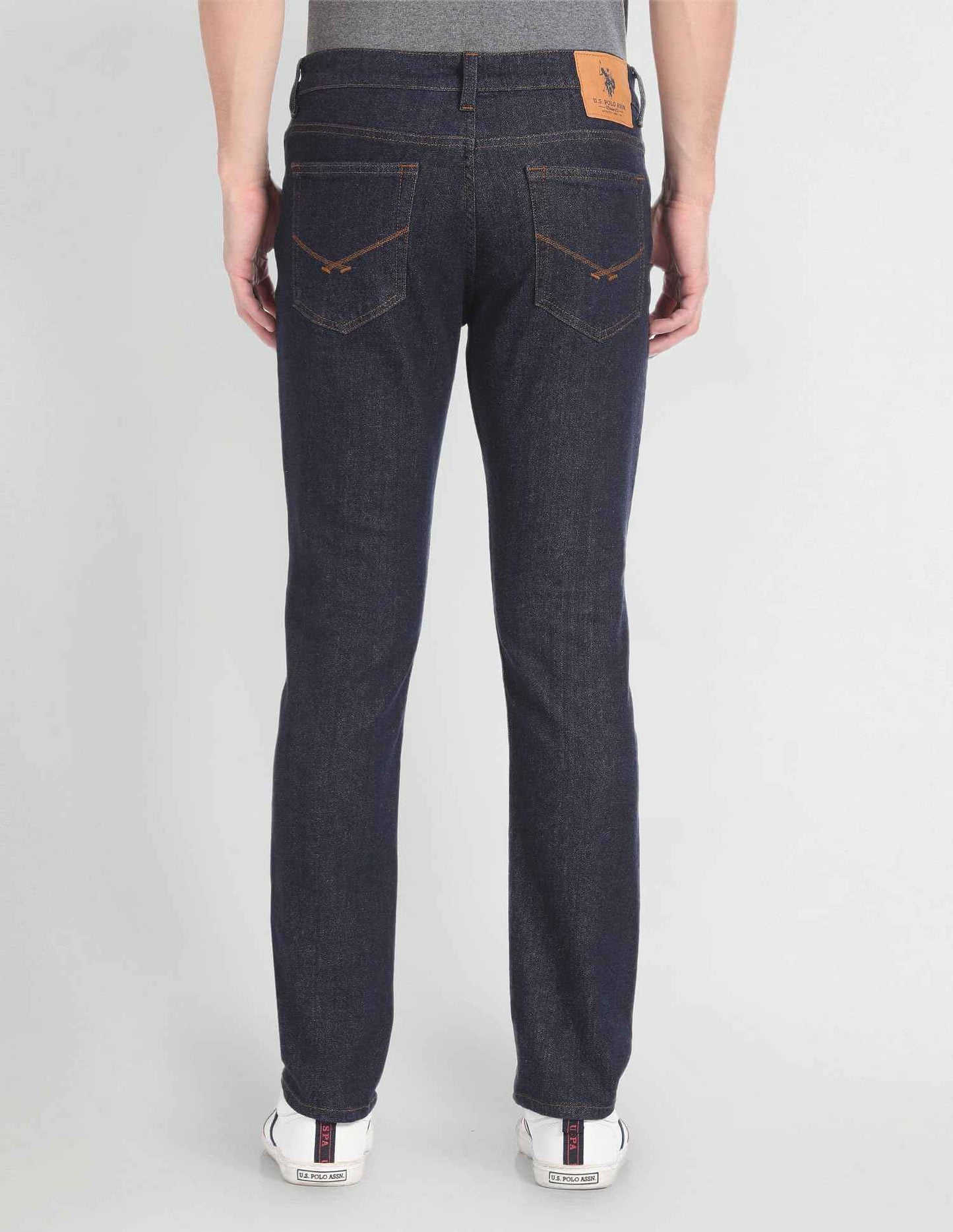 U.S. POLO ASSN. Men's Slim Jeans (UDJENO1281 Blue SaumyasStore