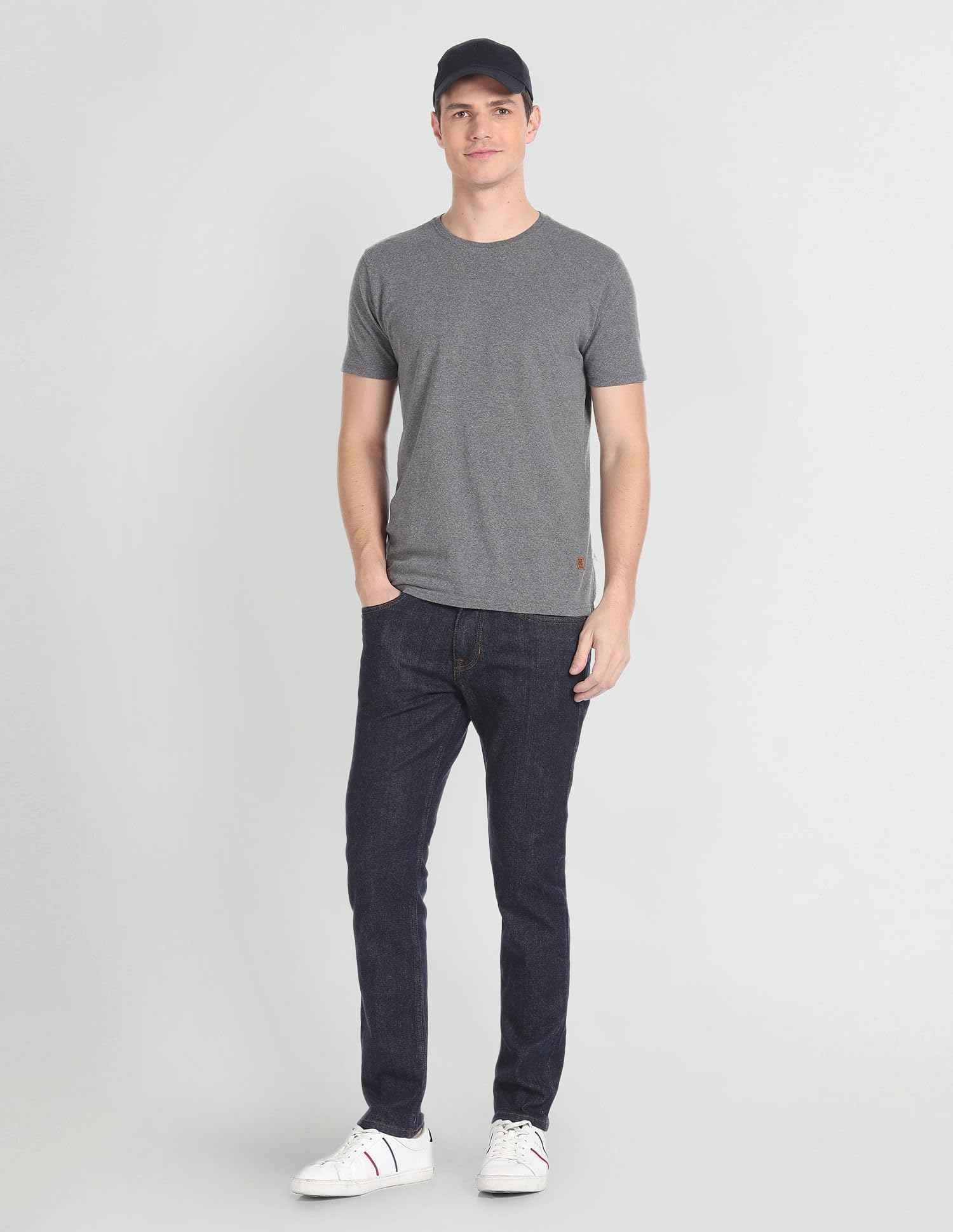 U.S. POLO ASSN. Men's Slim Jeans (UDJENO1281 Blue SaumyasStore