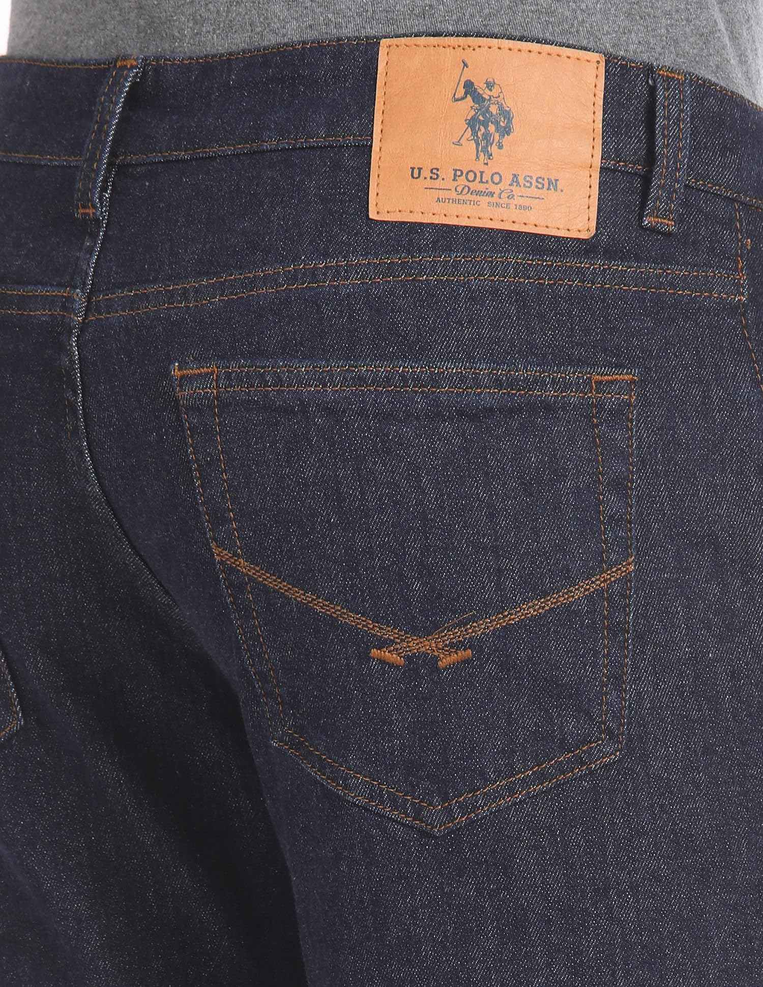 U.S. POLO ASSN. Men's Slim Jeans (UDJENO1281 Blue SaumyasStore