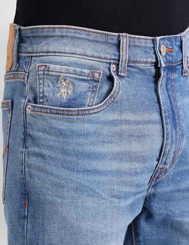 U.S. Polo Assn. Denim Co. Men's Regular Jeans (UDJEN1437_Blue SaumyasStore
