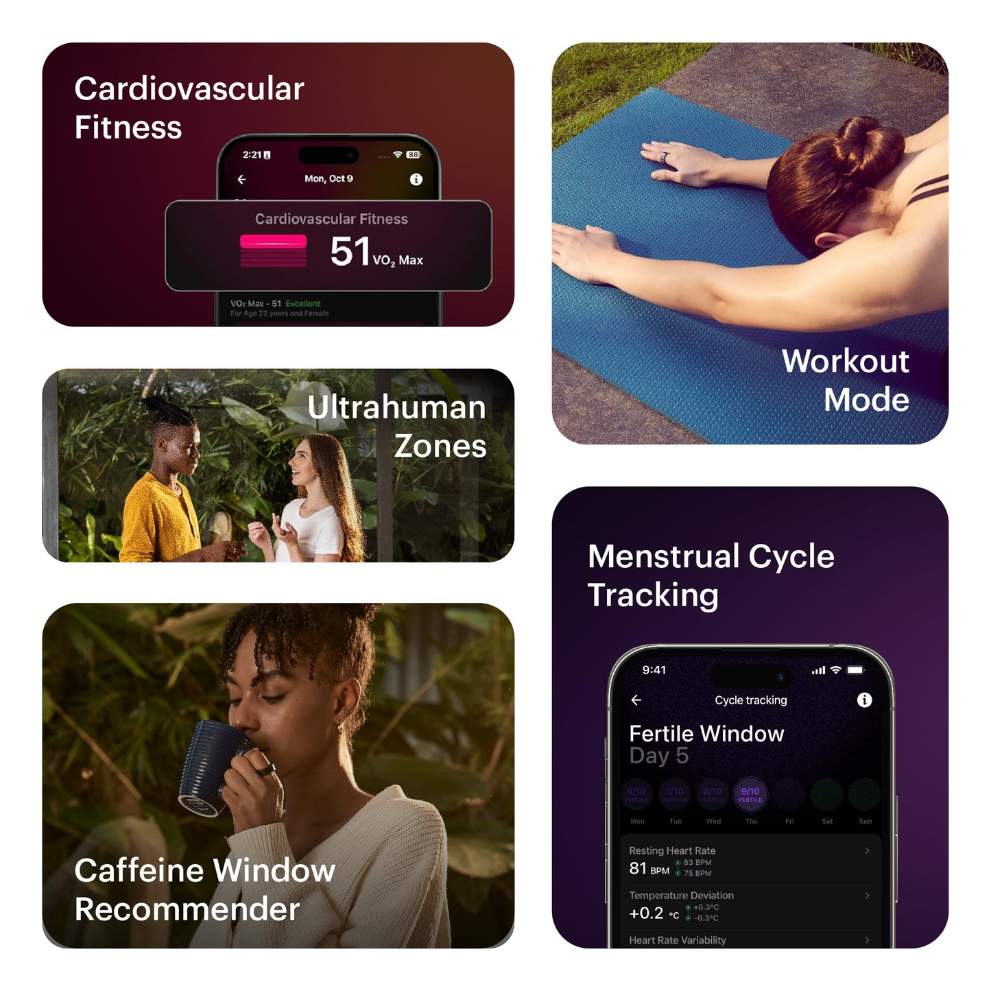 ULTRAHUMAN Ring AIR-Smart Ring Activity Tracker, Size First Sizing Kit,Sleep Tracker,Smart Ring for Men/Women,Fitness Tracker (Space Silver, 14) SaumyasStore