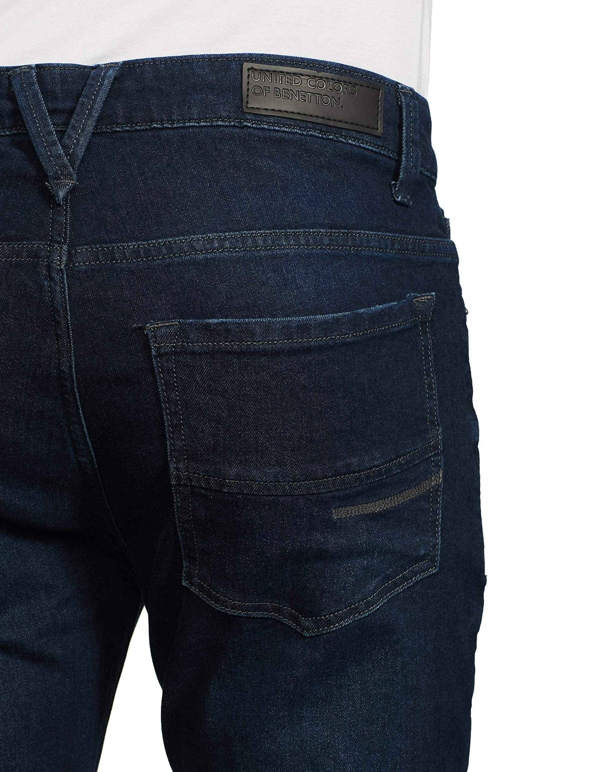 UNITED COLORS OF BENETTON Men's Slim Jeans (4LRNS9011I_901_30_Blue SaumyasStore