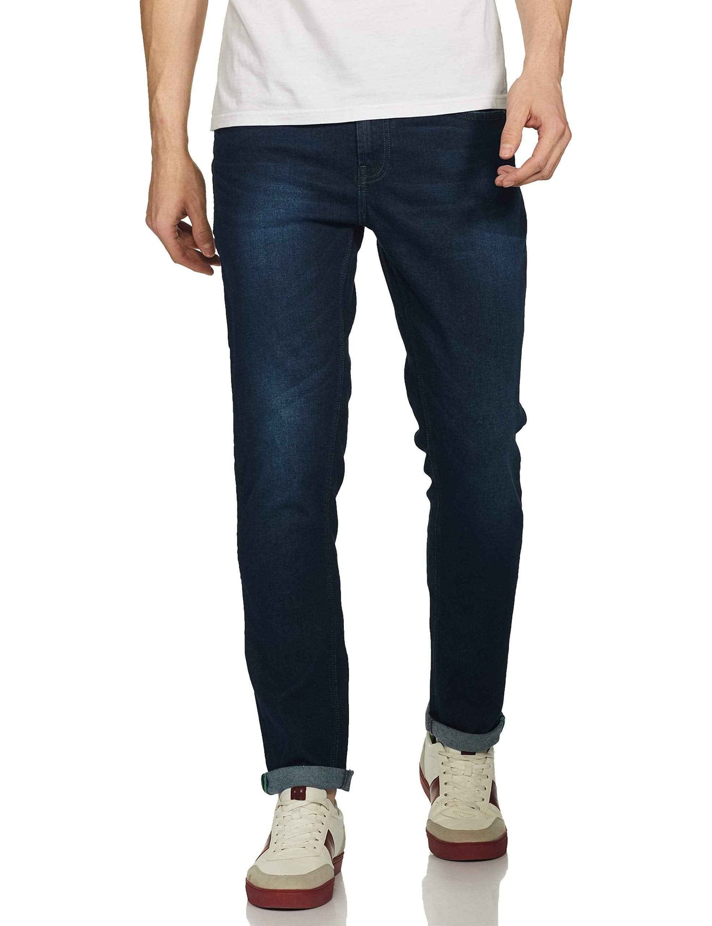 UNITED COLORS OF BENETTON Men's Slim Jeans (4LRNS9011I_901_30_Blue SaumyasStore