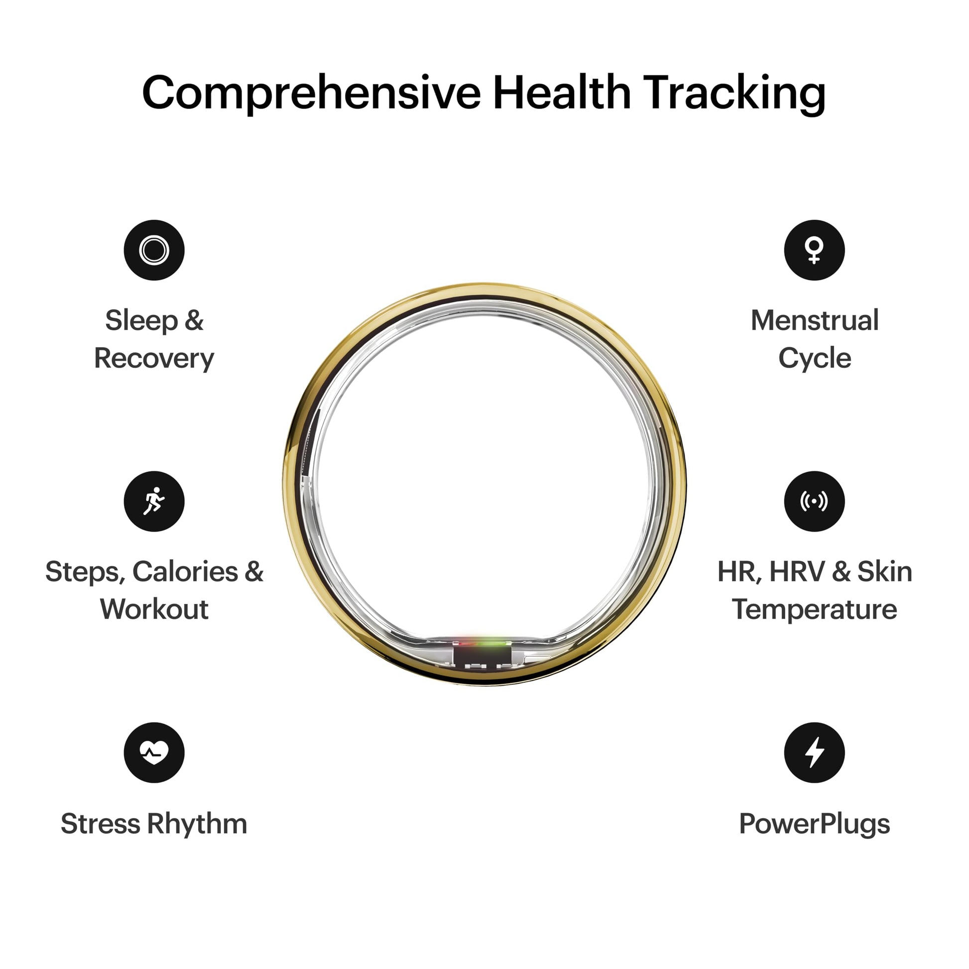 Ultrahuman Ring AIR-Smart Ring Activity Tracker, Size First with Ultrahuman Sizing Kit,Sleep Tracker,Smart Ring for Men/Women,Fitness Tracker (Bionic Gold, 13) SaumyasStore