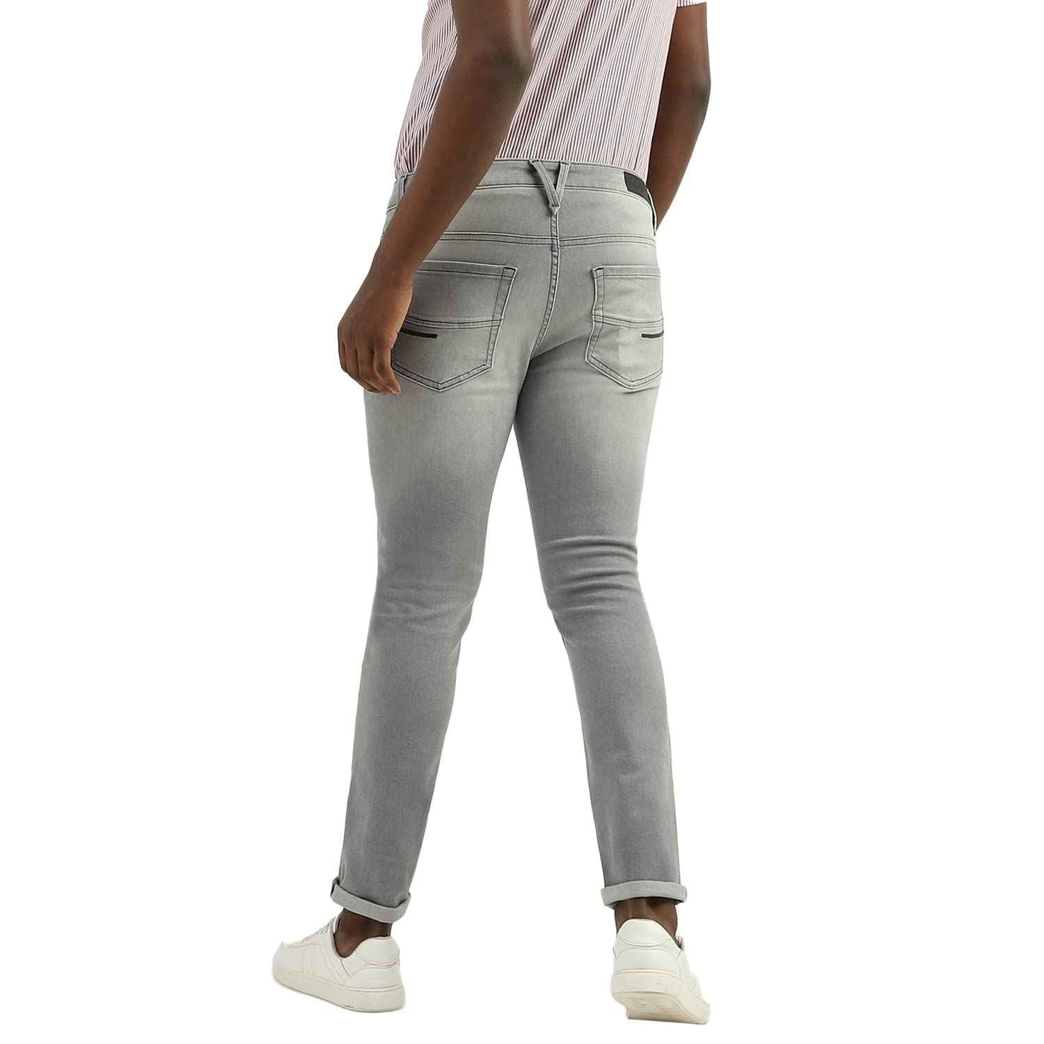 United Colors of Benetton Men's Skinny Jeans (23P4L23R3070I901_Grey SaumyasStore