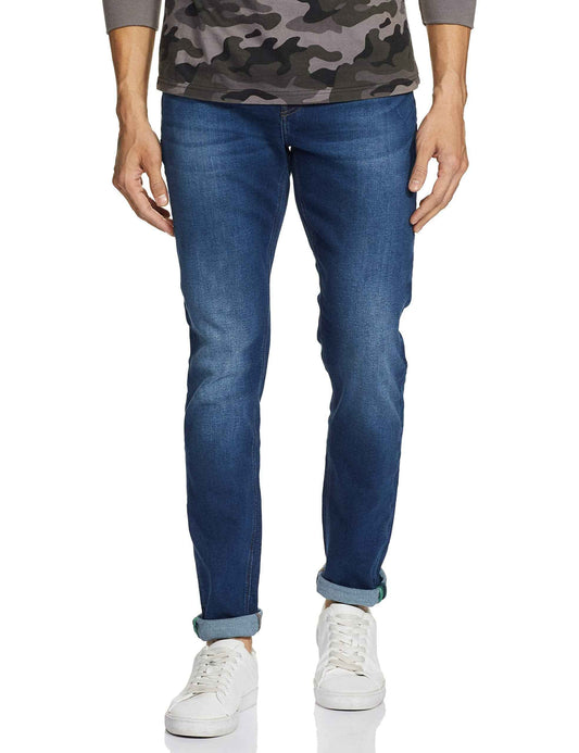 United Colors of Benetton Men's Skinny Jeans (4LRNS9018I_901_38_Blue SaumyasStore