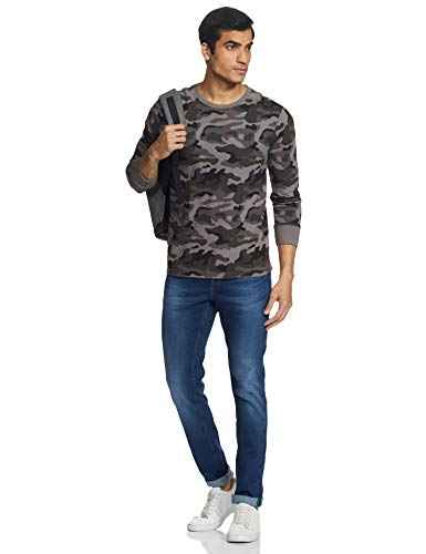 United Colors of Benetton Men's Skinny Jeans (4LRNS9018I_901_38_Blue SaumyasStore