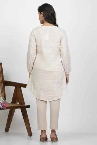 W for Woman White Floral Print Rayon Straight Top_24FEW30832-123184_3XL SaumyasStore