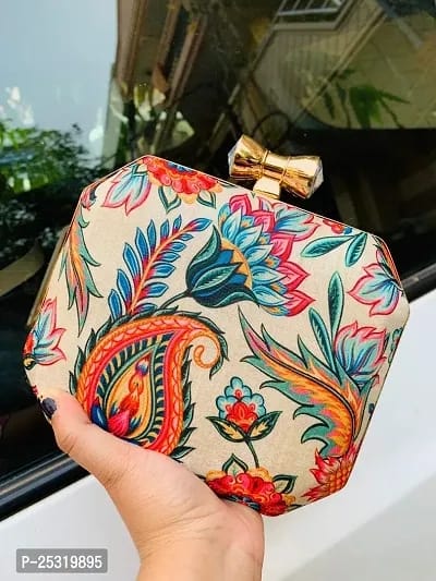 Stylish Red Colour Toffee Clutch Bags For Women - SaumyasStore
