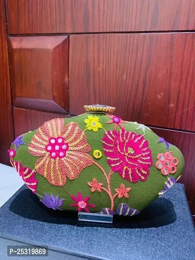 Stylish Red Colour Toffee Clutch Bags For Women - SaumyasStore