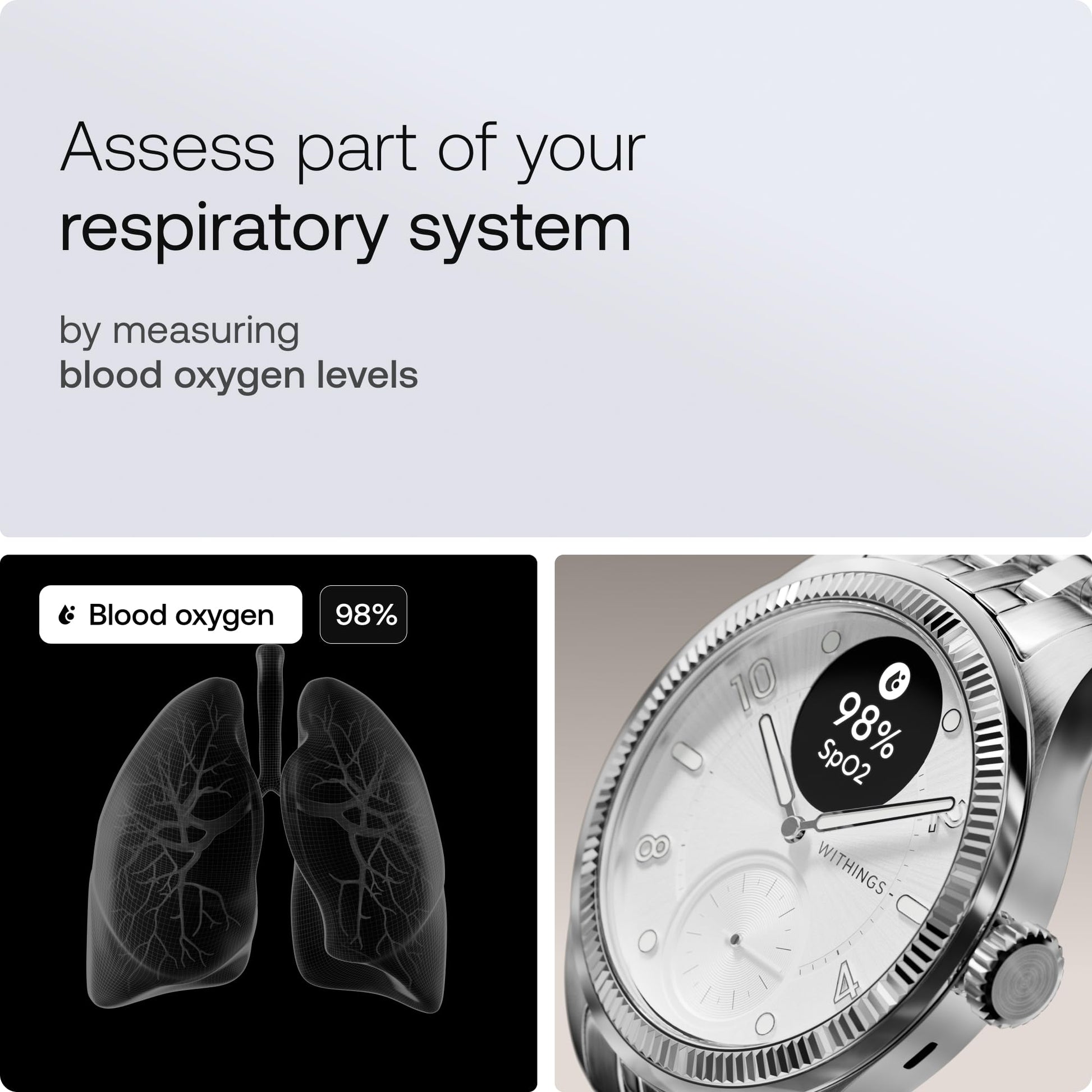 Withings ScanWatch Nova Brilliant, Heart Health Hybrid Unisex Smartwatch- ECG, SPO2, Temperature Monitoring, Sleep, Respiratory Health, Cycle Monitoring, 30-Day Battery Life, iOS & Android, Silver SaumyasStore