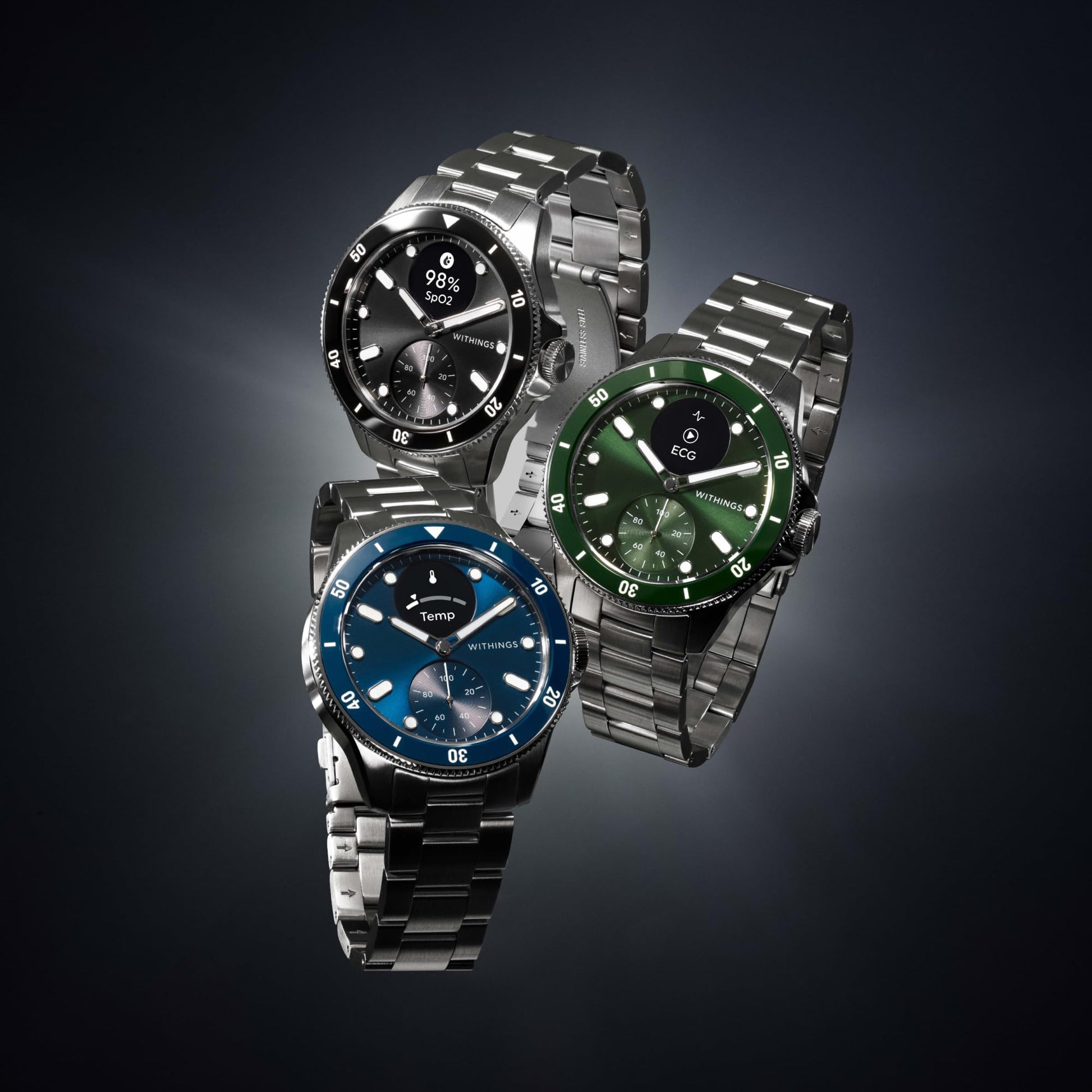 Withings ScanWatch Nova, Heart Health Hybrid Smartwatch for Men & Women - ECG, with SPO2, Temperature Monitoring, Sleep, Respiratory Health, Cycle Monitoring, 30-Day Battery Life, iOS & Android, Black SaumyasStore