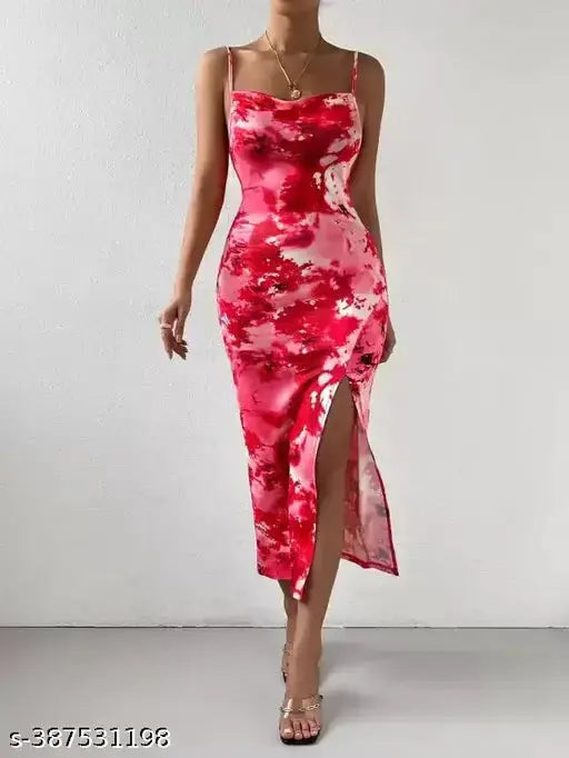 Women Bodycon Multicolored Dress SaumyasStore