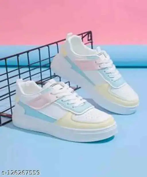 Women White Casual Shoes SaumyasStore
