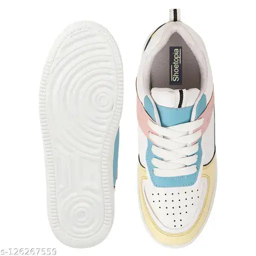 Women White Casual Shoes SaumyasStore