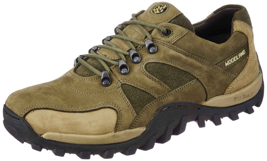 Woodland Men's Olive Green Leather Casual Shoe-10 UK (44 EU) (GC 2657117NW) SaumyasStore