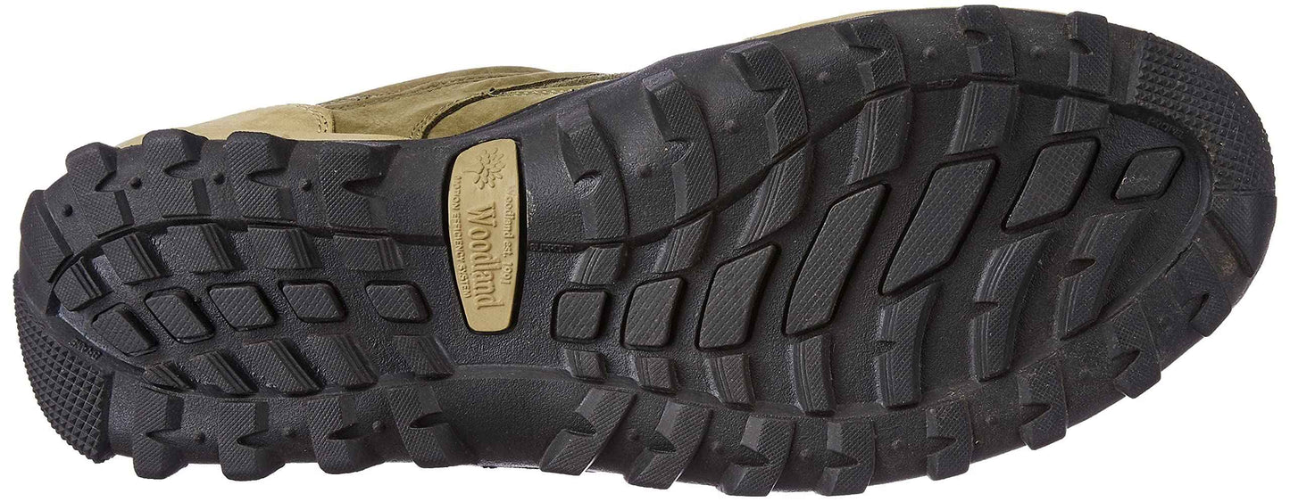 Woodland Men's Olive Green Leather Casual Shoe-10 UK (44 EU) (GC 2657117NW) SaumyasStore