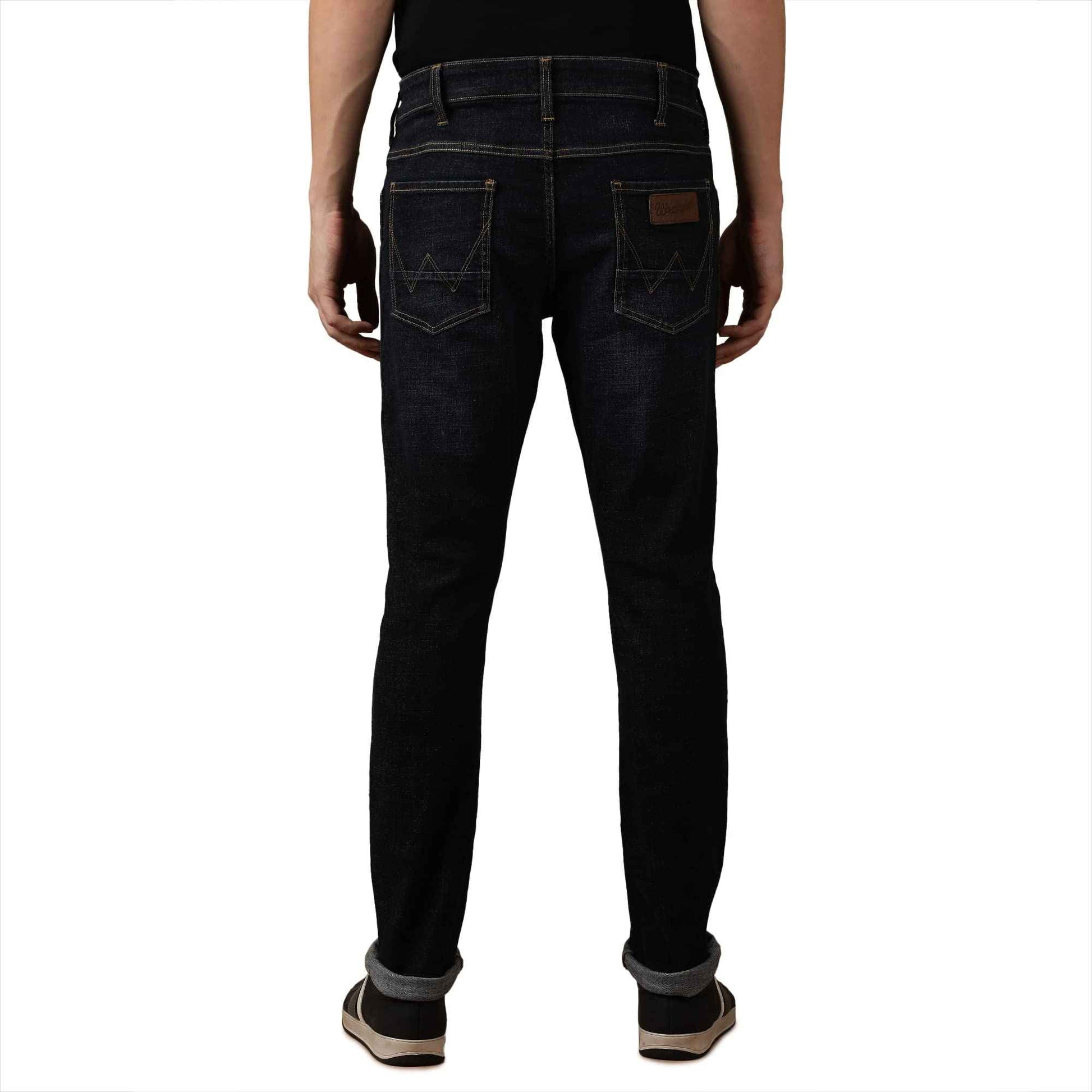 Wrangler Men's Skinny Jeans (WMJN004982_Light Indigo SaumyasStore
