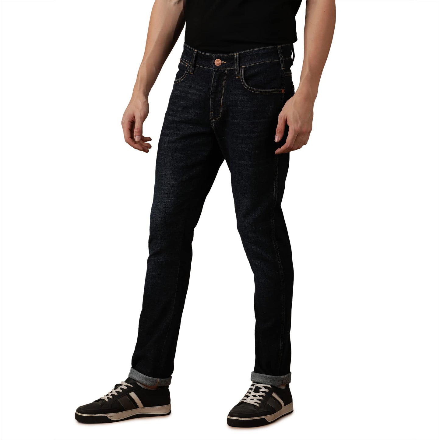 Wrangler Men's Skinny Jeans (WMJN004982_Light Indigo SaumyasStore