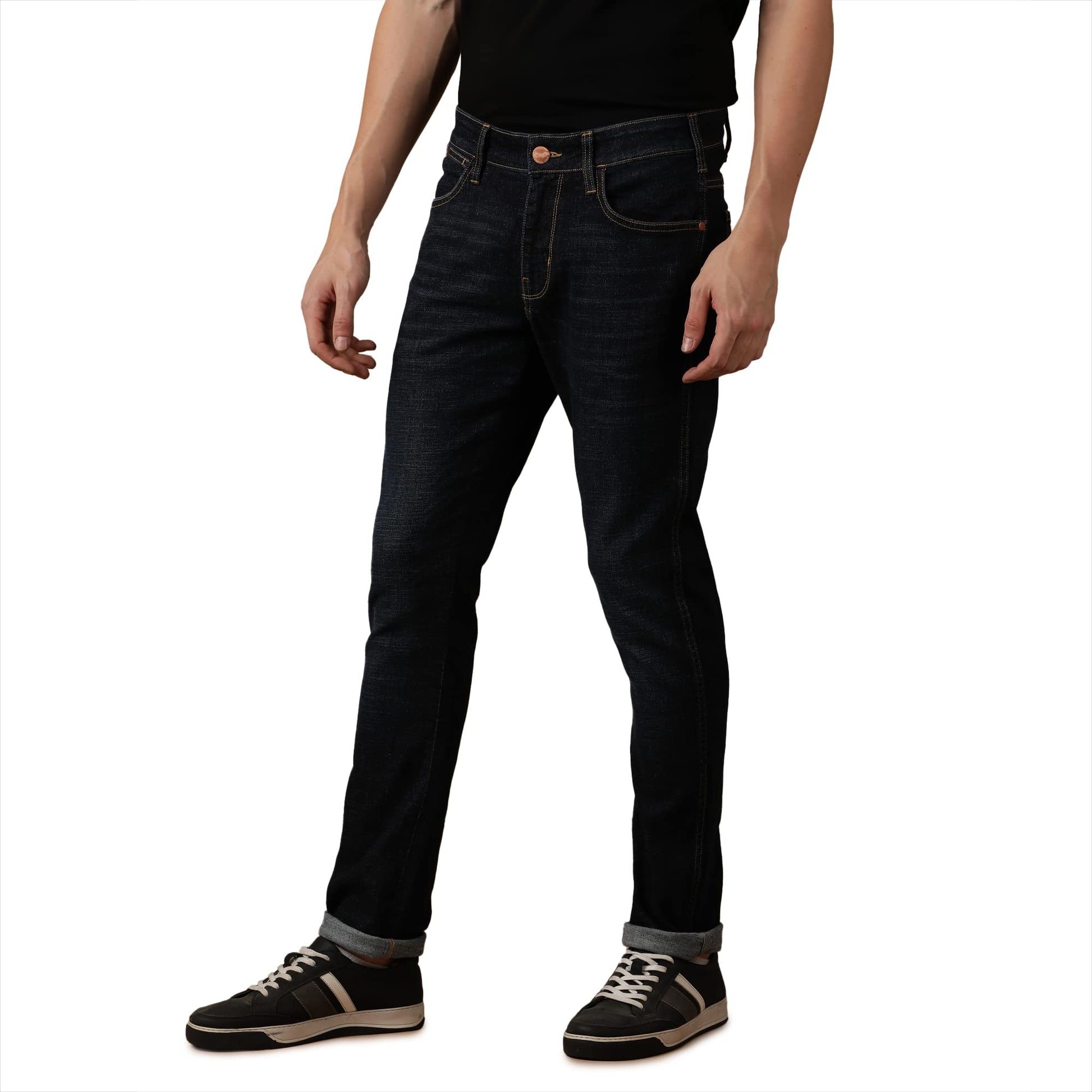 Wrangler Men's Skinny Jeans (WMJN004982_Light Indigo SaumyasStore