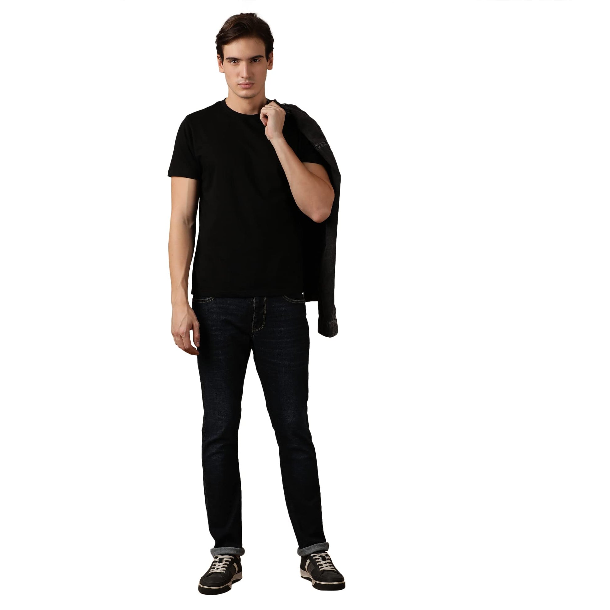 Wrangler Men's Skinny Jeans (WMJN004982_Light Indigo SaumyasStore