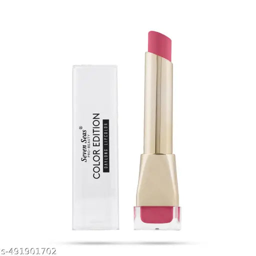 Seven Seas Color Edition Day-Long Lipcolor Lipstick | Smudge Proof | Smooth Coating | Loger Stay | Vivid Pigments | Water Proof Lipstick (Sepa Skin1,3.5g )320