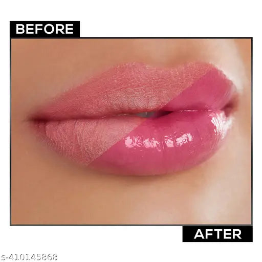 RENEE Hot Lips Pink Lip Gloss, Helps Archive Fuller, Supple & Plumped Lips with High-Glossy Shine, Hydrates & Softens, Lightweight & Non Sticky Formula, Enriched with Vitamin E, 4.5Ml