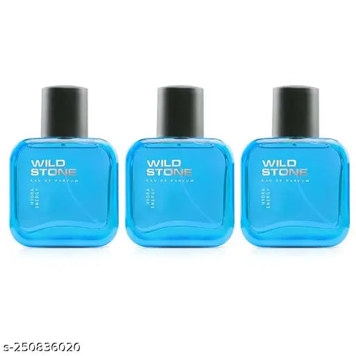 Wild Stone Hydra Energy Spray Perfume Combo for Men, Pack of 3 (100ml each)
