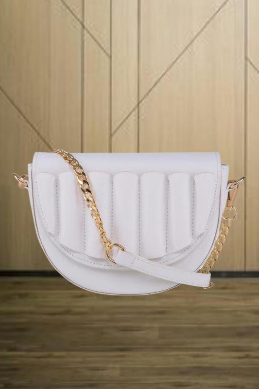 White Luxurious Sling Bag for Women - SaumyasStore