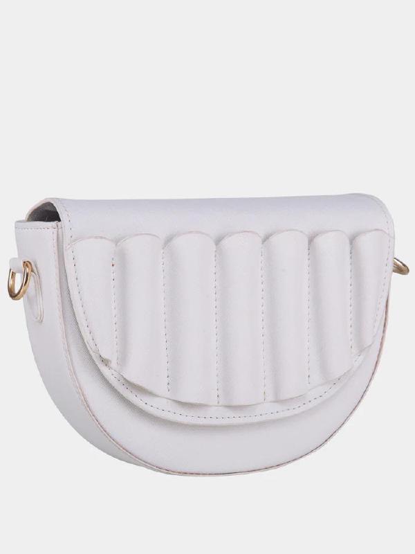 White Luxurious Sling Bag for Women - SaumyasStore